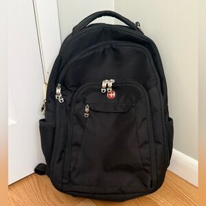 Swiss Gear Airflow Travel Laptop Backpack in Black
